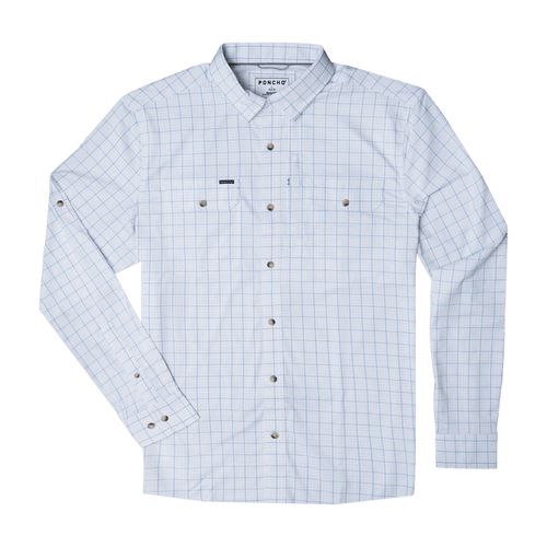 Poncho The Andros Town Poncho Men's Long Sleeve Button Down Shirts Rivers and Glen Trading Co