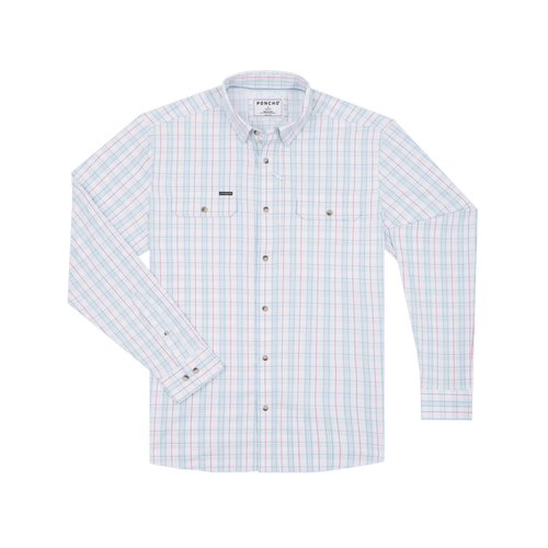 Poncho The Bait and Tackle Poncho Men's Long Sleeve Button Down Shirts Rivers and Glen Trading Co