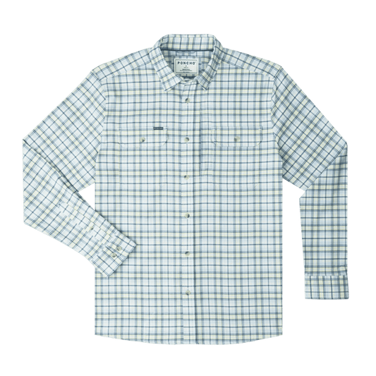 Poncho The Bar Harbor Poncho Men's Long Sleeve Button Down Shirts Rivers and Glen Trading Co