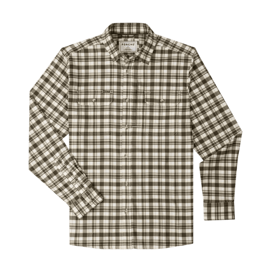 Poncho The Copperhead Poncho Men's Long Sleeve Button Down Shirts Rivers and Glen Trading Co