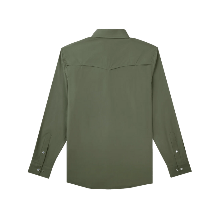 Poncho The Fence Stretcher Poncho Men's Long Sleeve Button Down Shirts Rivers and Glen Trading Co