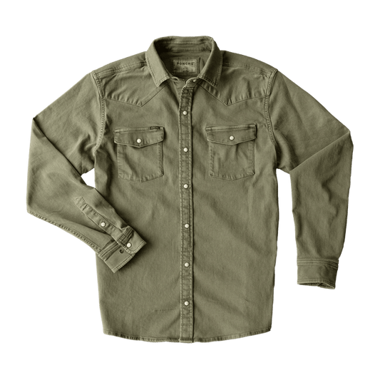 Poncho The Hidalgo Poncho Men's Long Sleeve Button Down Shirts Rivers and Glen Trading Co