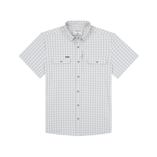 Poncho The Lamar Valley Poncho Men's Short Sleeve Button Down Shirts Rivers and Glen Trading Co