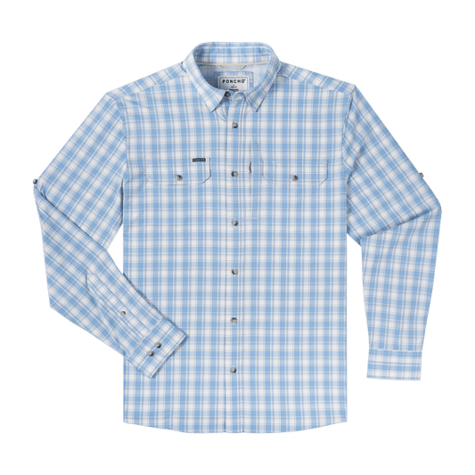 Poncho The Snake River Poncho Men's Long Sleeve Button Down Shirts Rivers and Glen Trading Co