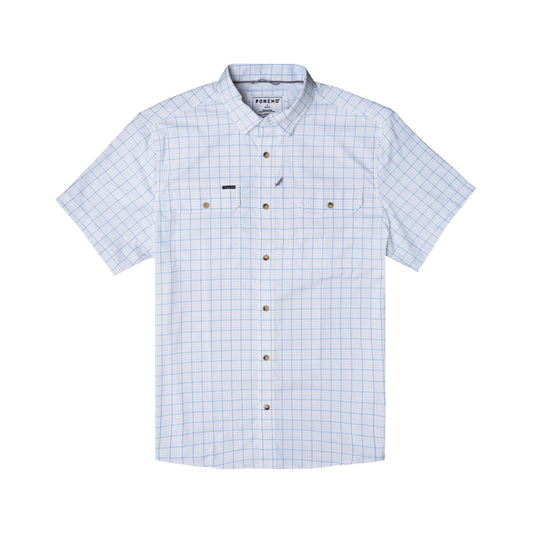 Poncho The Spanish Wells Poncho Men's Short Sleeve Button Down Shirts Rivers and Glen Trading Co
