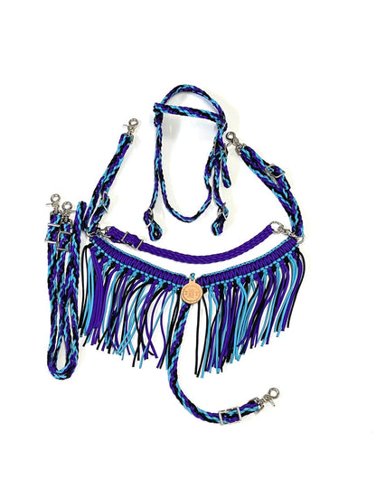 Pony Set-Purple,turquoise,and black - Tiffanys Braided Tack LLC