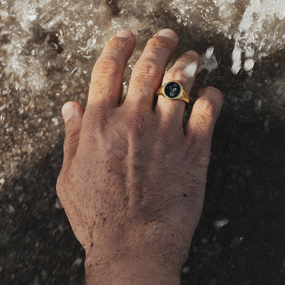 Men's Poseidon Ring Gold