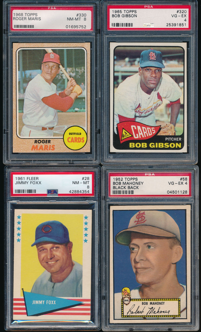 Post-WWII Graded Mega Mixer (40 spots) featuring a 1956 Topps Mantle PSA 5 (Limit 5 per person)