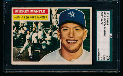 Post-WWII Mini-Mixer Break featuring 1956 Topps Mickey Mantle (limit 1 per person)