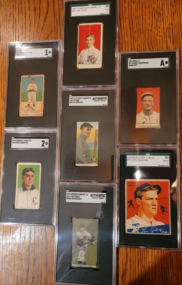 Pre-WWII Baseball Low-Grade Mixer Break (150 Spots, Limit REMOVED) featuring Ruth, Cobb, Mathewson