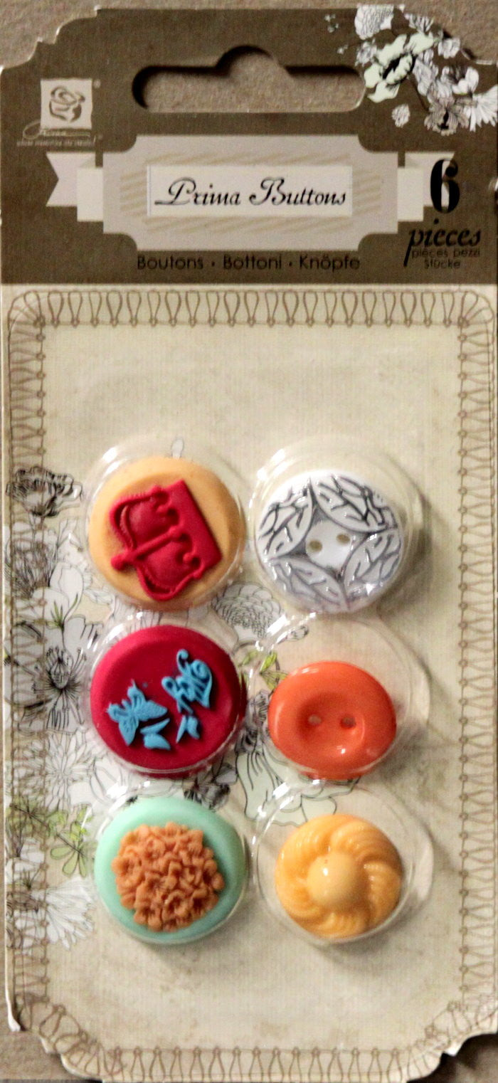Prima Buttons Embellishments - SCRAPBOOKFARE
