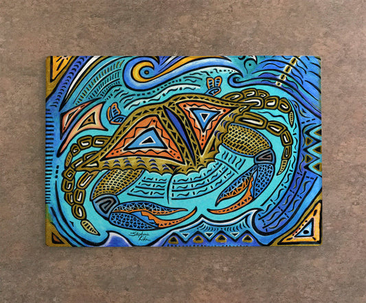 Primitive Crab Cutting Board