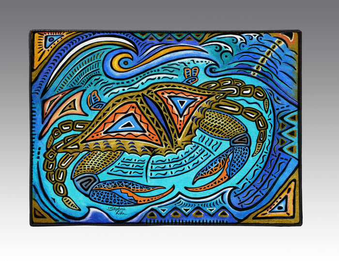 Primitive Crab Door Mat