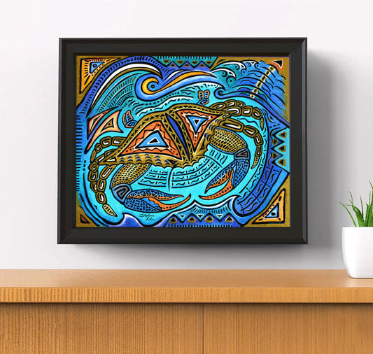Primitive Crab Giclee Print