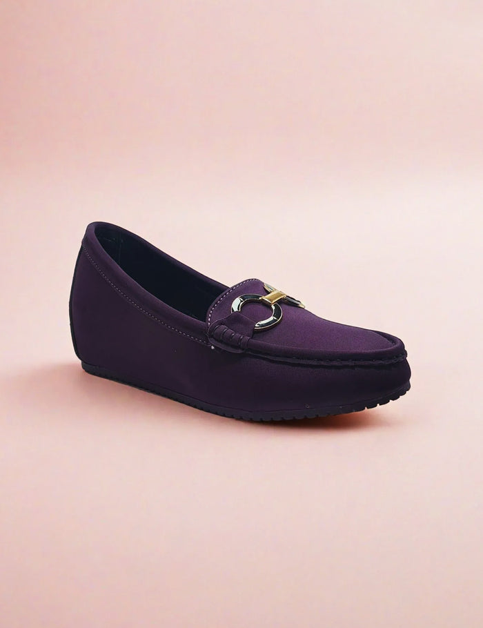 Purple Winter Pumps