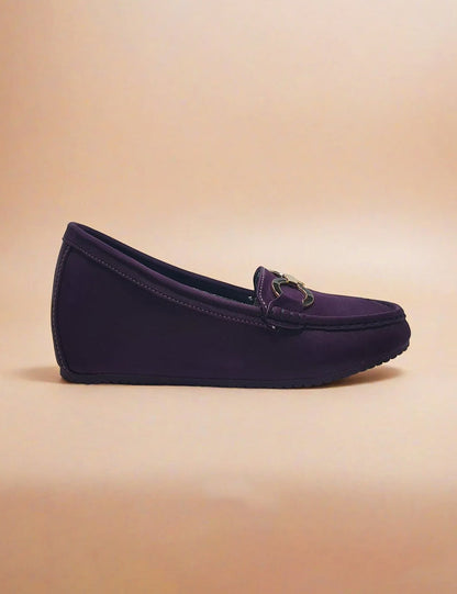 Purple Winter Pumps