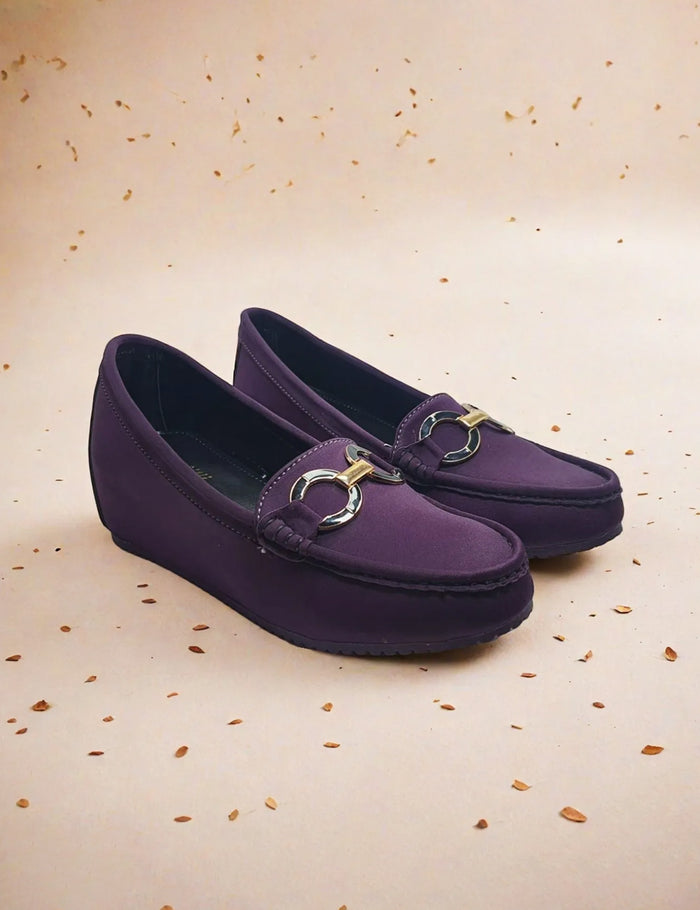 Purple Winter Pumps