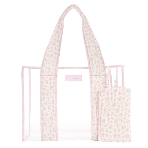 Quilted Ditsy Floral Jelly Tote Bag, CaseMate