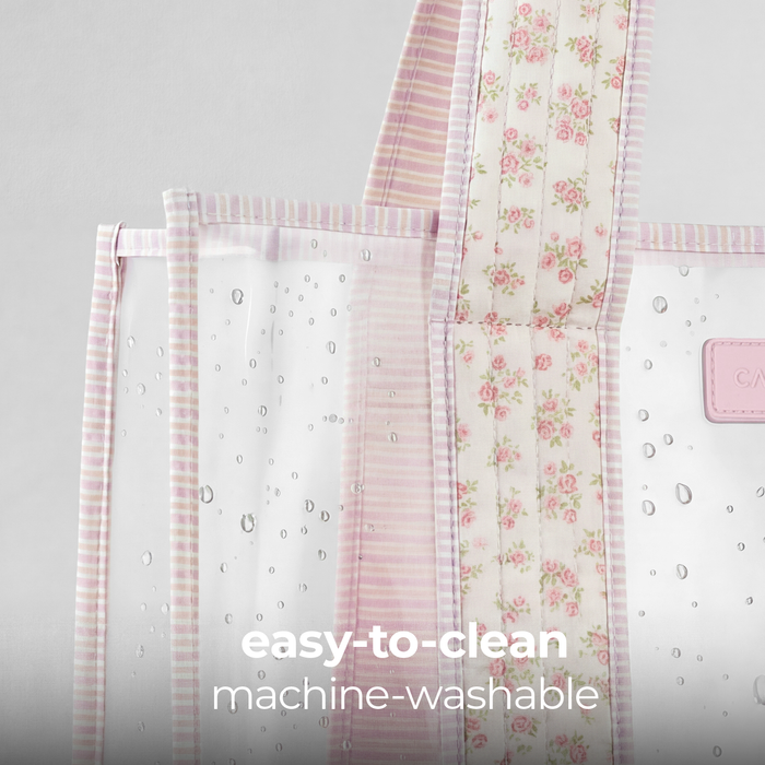 Quilted Ditsy Floral Jelly Tote Bag, CaseMate