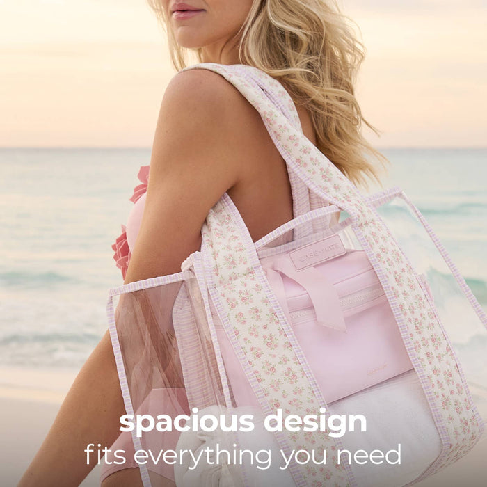 Quilted Ditsy Floral Jelly Tote Bag, CaseMate