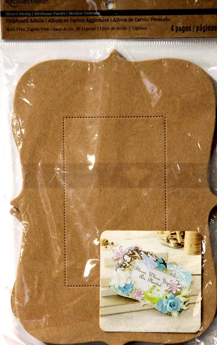 Recollections Mixed Media Chipboard Album Covers Set - SCRAPBOOKFARE
