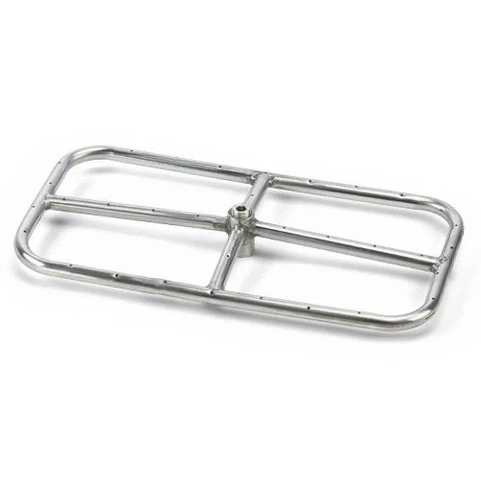 Rectangle Stainless Steel Fire Ring by HPC Fire