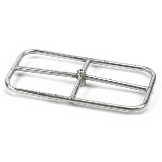 Rectangle Stainless Steel Fire Ring by HPC Fire