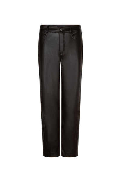 Red Button SRB5079 Caitlina Faux Leather Trousers Espresso L28 Shop Red Button at Dotique