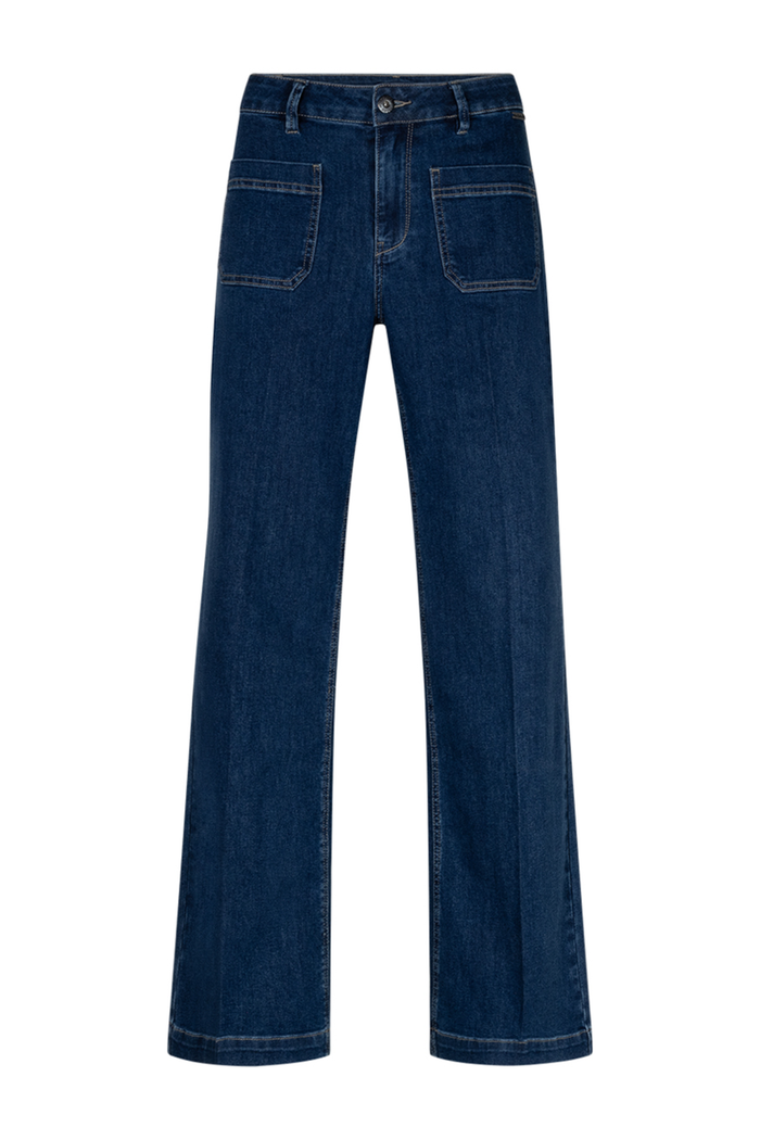 Red Button SRB5169 Colette Front Patch Pockets Highrise Wide Leg Midstone by Red Button. Shop Red Button at Dotique