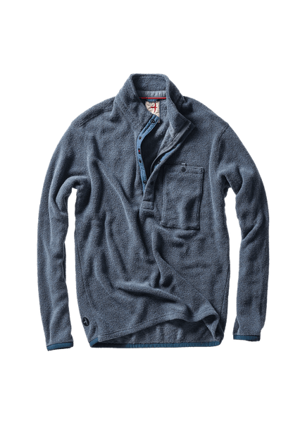Relwen Terry Snap-Zip Mock Relwen Cadet Navy / XXL Men's Pullovers Rivers and Glen Trading Co