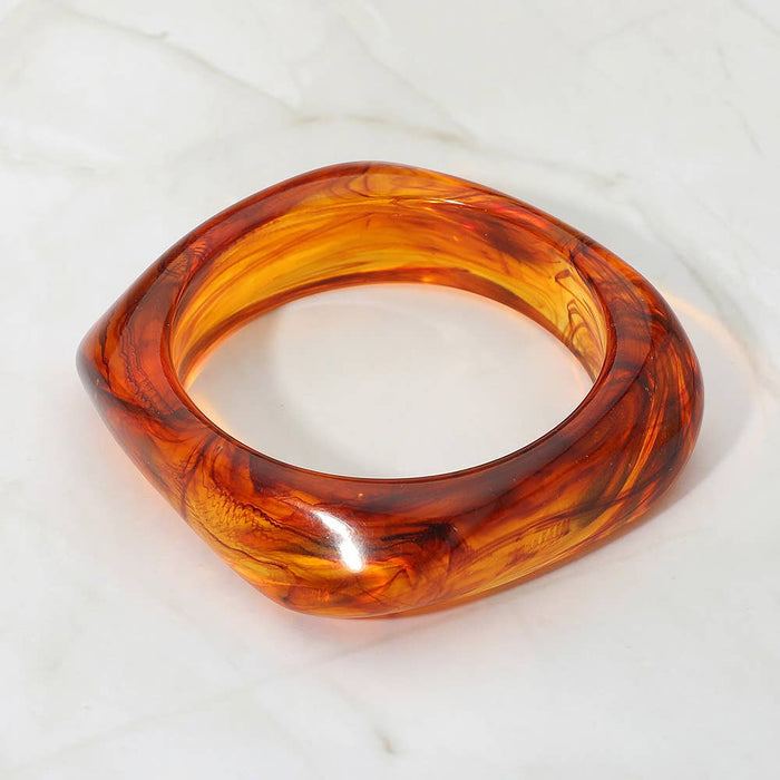 Resin Bangle: Tort