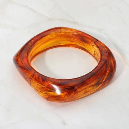 Resin Bangle: Tort