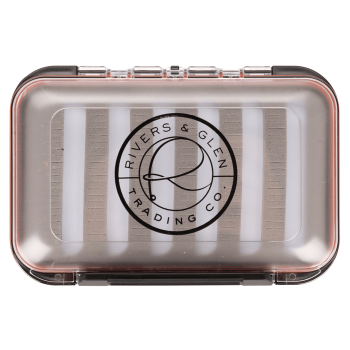 R&G Large Double Sided Waterproof Fly Box South Fork Distributors Orange / Large Fly Boxes Rivers and Glen Trading Co