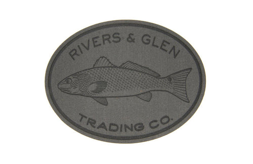 R&G Oval Redfish Fly Patch Wedge Fly Patch Rivers and Glen Trading Co