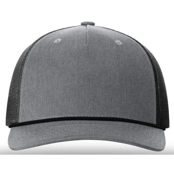 Split Heather Grey/Black w/Black Rope / OSFA