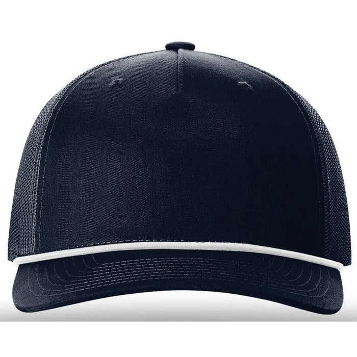 Solid Navy w/White Rope / OSFA