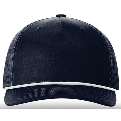 Solid Navy w/White Rope / OSFA