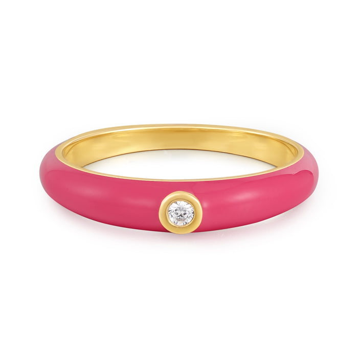 Ring Zirkonia Emaille