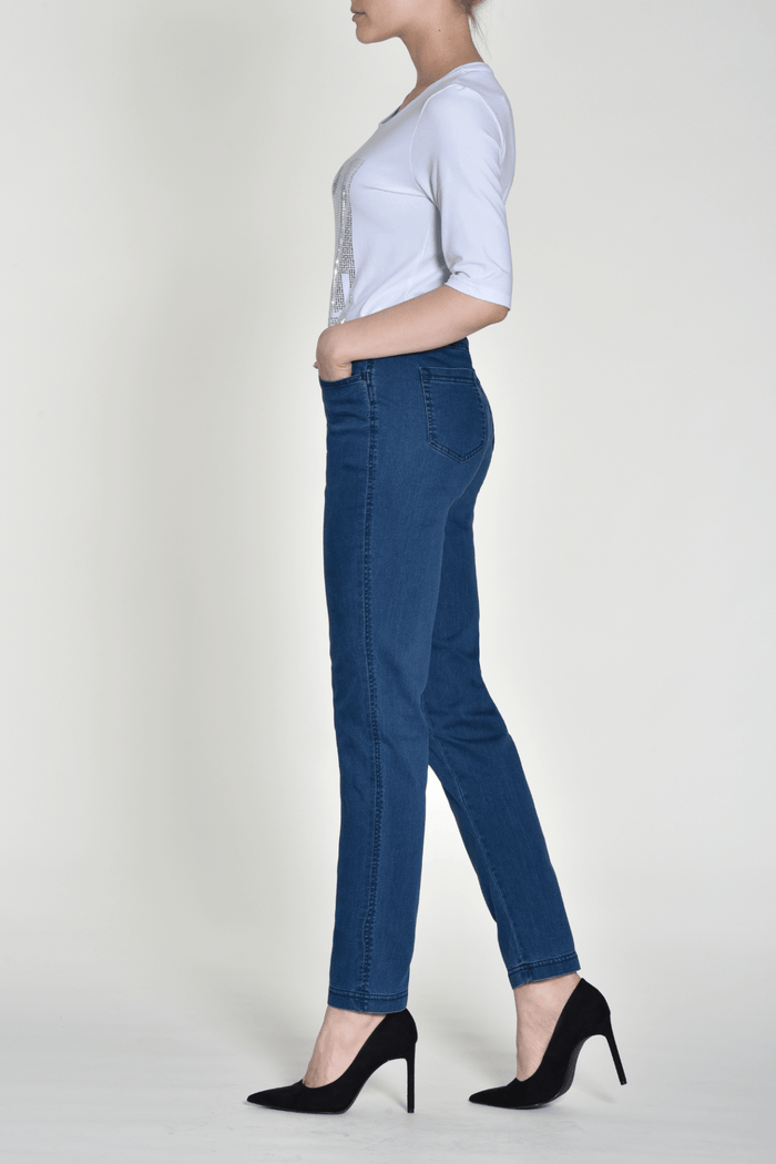 Robell 52560 5448 Bella Petite Jeans Blue Denim 64 (73cm) - Dotique - Robell