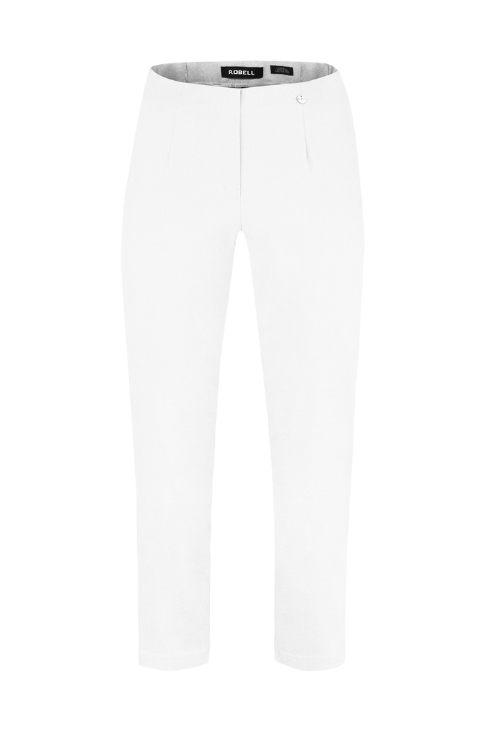 Robell Lena 09 trousers in stretch bengaline with a flattering pull-on fit. Smart, comfortable and easy to wear. Shop now at Dotique.