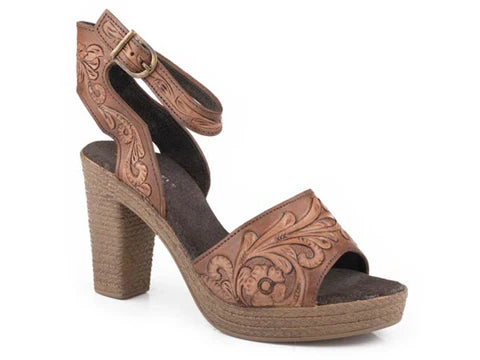Roper Women's High Tide Tooled Sandal
