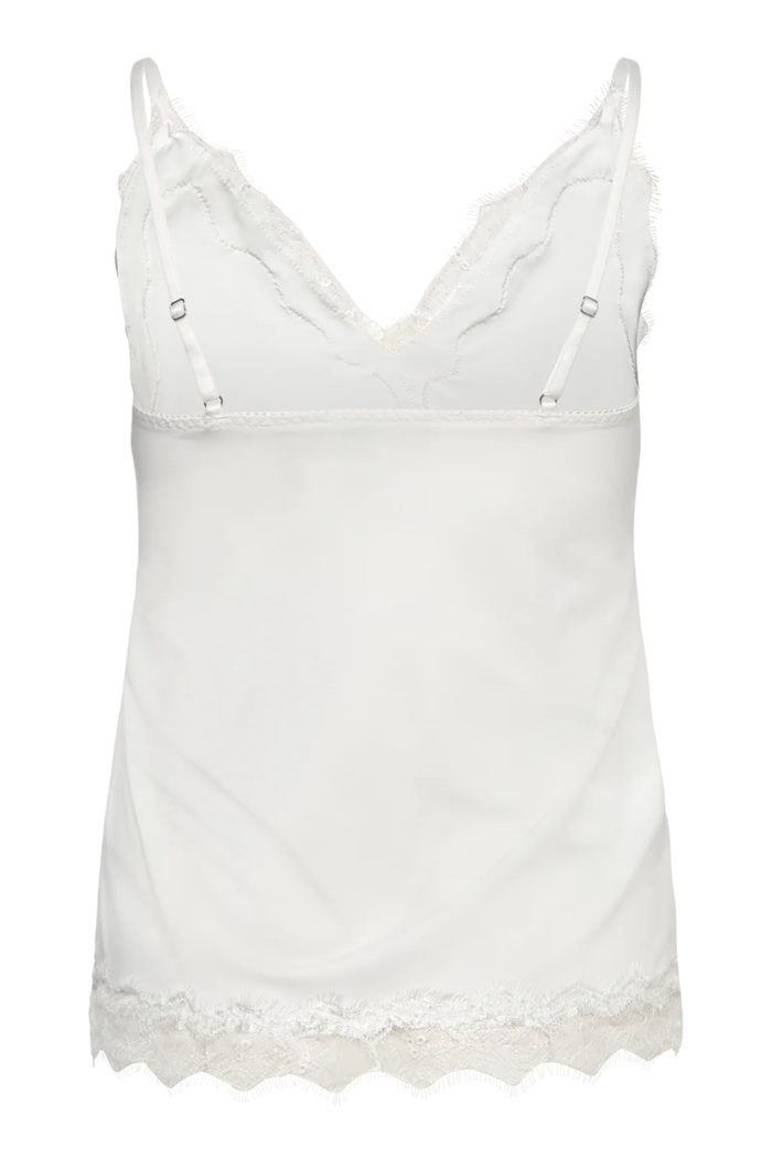 Rosemunde 102507 RWBridget Sleeveless Lace Strap Top New White by Rosemunde. Shop Rosemunde at Dotique.