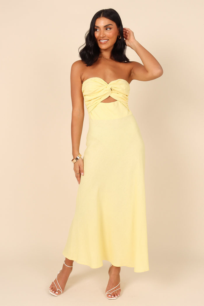 Petal and Pup USA DRESSES Rosetta Dress - Lemon