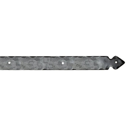 Rustic Wrought Iron Garage Door Dummy Hinge Strap - Old West Iron