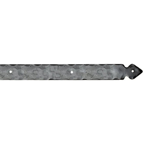 Rustic Wrought Iron Garage Door Dummy Hinge Strap - Old West Iron