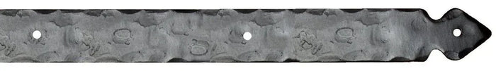 Rustic Wrought Iron Garage Door Dummy Hinge Strap - Old West Iron