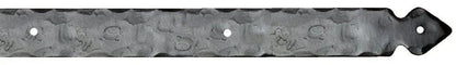 Rustic Wrought Iron Garage Door Dummy Hinge Strap - Old West Iron