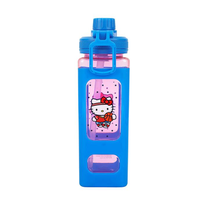 Sanrio Hello Kitty - Hoops 24 oz. Square Plastic Water Bottle