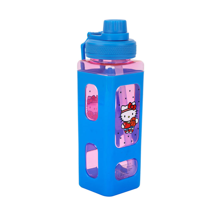 Sanrio Hello Kitty - Hoops 24 oz. Square Plastic Water Bottle