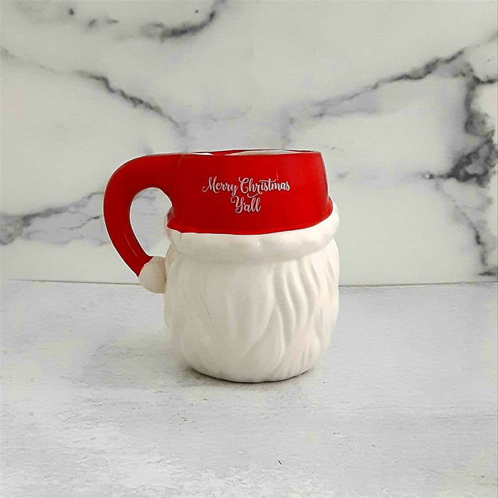 Santa Mug, Merry Christmas Y'all